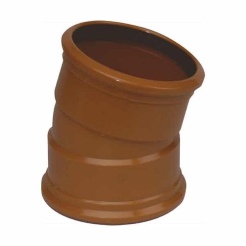 110mm Underground Drainage 15d Single Socket Bend Speedy Plastics