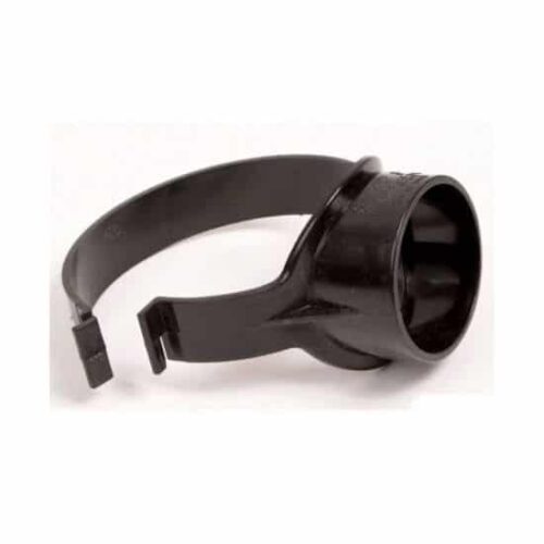 110mm Solvent Weld Strap on Boss Black | Speedy Plastics