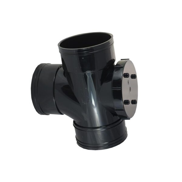 110mm-solvent-weld-triple-socket-access-tee-branch-black